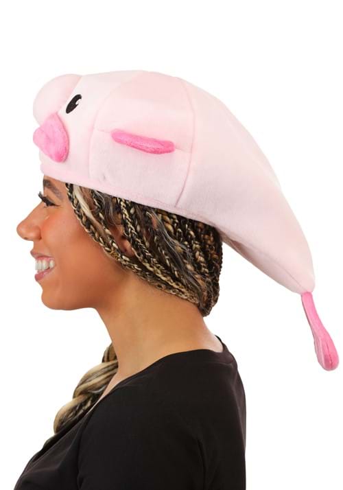 Pink Blobfish Adult Costume Hat