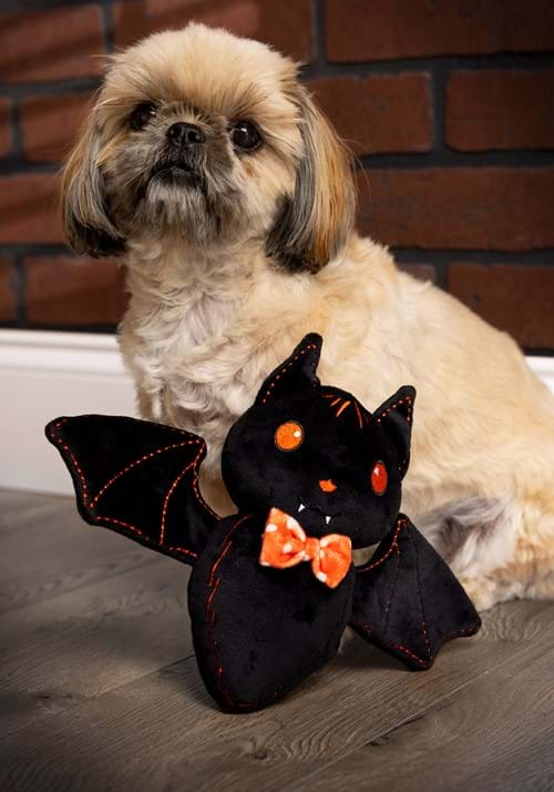 Bowtie Bat Squeaky Pet Toy
