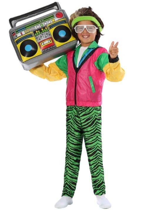 Boy's 80s Jock Costume
