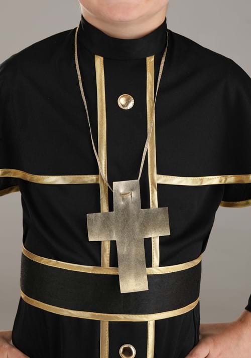 Boy's Deluxe Priest Costume 3 Boy's Deluxe Priest Costume