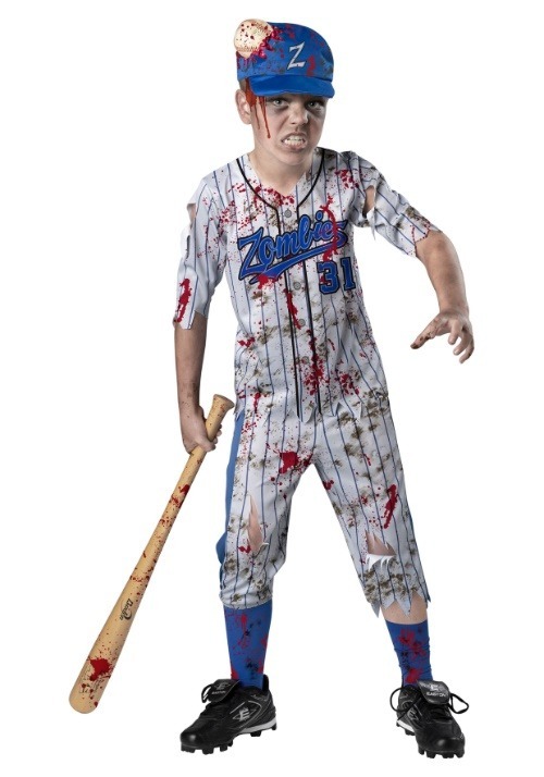 Home Run Horror Zombie Boy's Costume