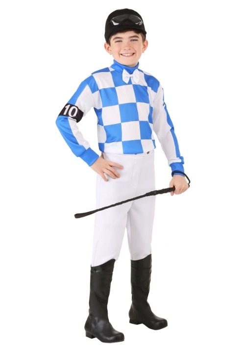 Blue Jockey Costume for Kids
