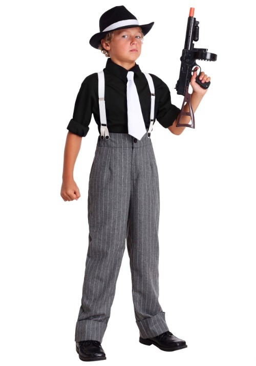 Mafia Underboss Boy's Costume