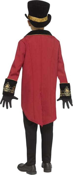 Boy's Skeletal Ringmaster Costume