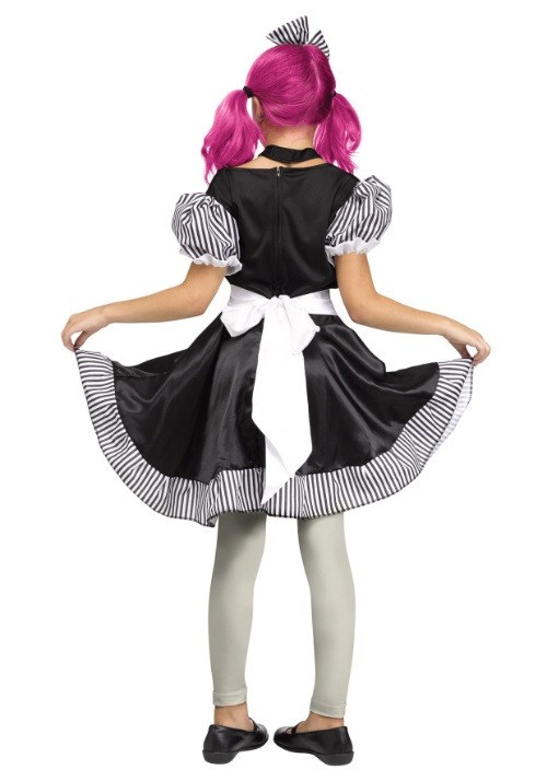 Girls Broken Doll Costume