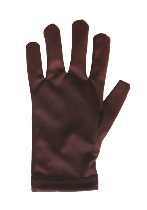 Brown Costume Gloves for Adults