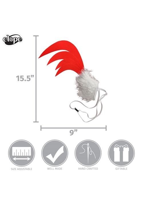 Elastic Perky Chicken Costume Accessory Tail