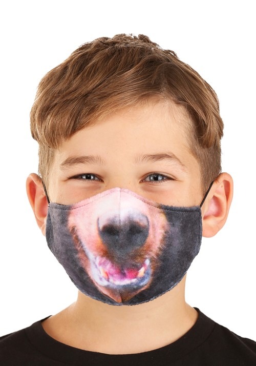 Bear Sublimated Kid's Face Mask