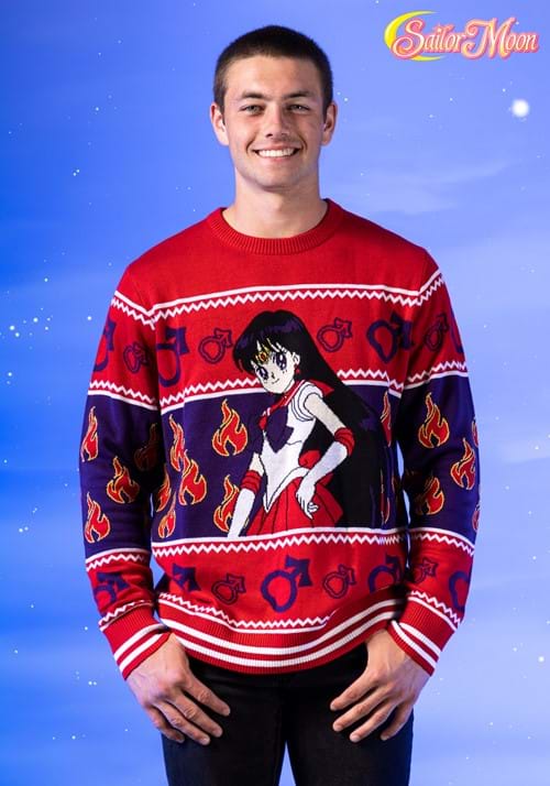 Sailor Moon Sailor Mars Adult Ugly Sweater