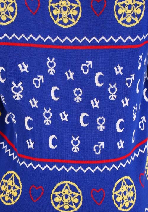 Adult Sailor Moon Fair Isle Ugly Christmas Sweater