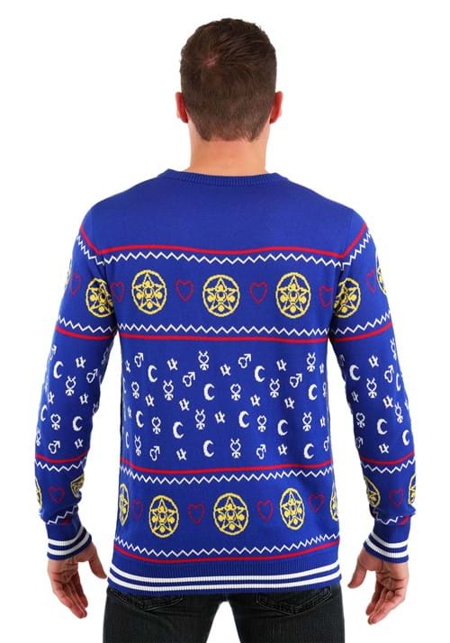 Adult Sailor Moon Fair Isle Ugly Christmas Sweater