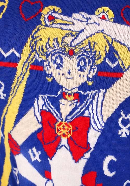 Adult Sailor Moon Fair Isle Ugly Christmas Sweater