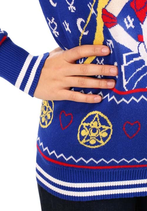Adult Sailor Moon Fair Isle Ugly Christmas Sweater