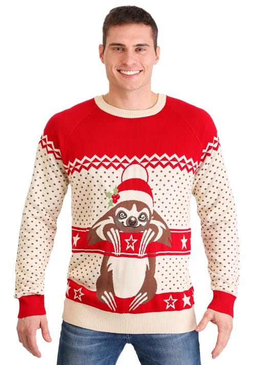 Adult Sloth Ugly Christmas Sweater 5 Adult Sloth Ugly Christmas Sweater
