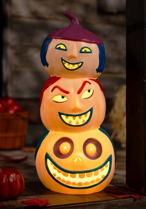 Lock, Shock and Barrel 18 Inch Light-Up Pumpkins Decoration