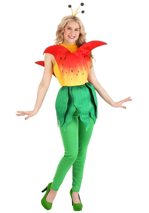 Tiger Lily Flower Costume for Women