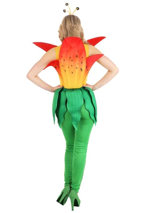 Tiger Lily Flower Costume for Women