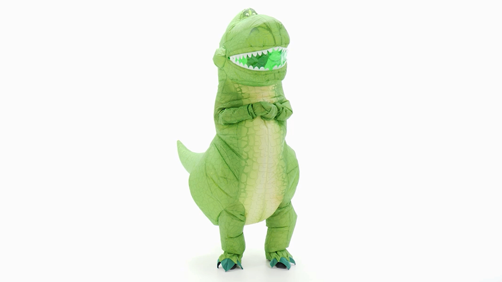 Disney Toy Story Rex Inflatable Adult Costume 3 Disney Toy Story Rex Inflatable Adult Costume