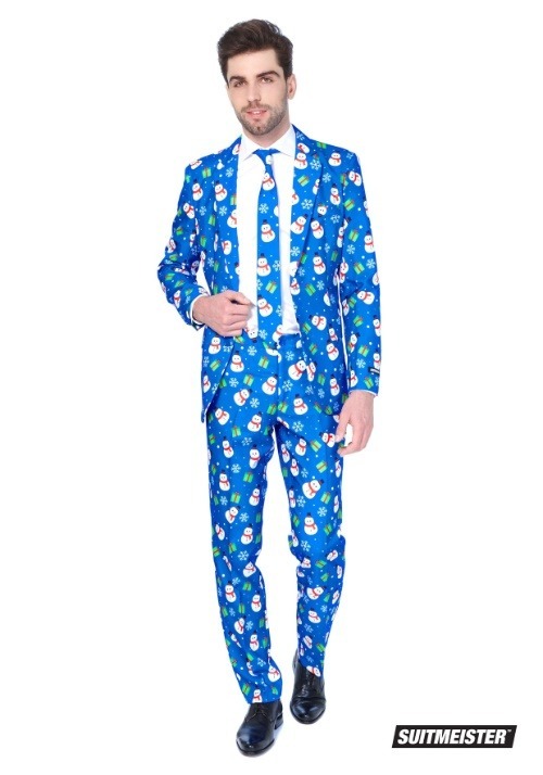 Blue Snowman Men's Suitmeister Suit