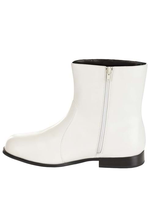 Adult White Costume Boots