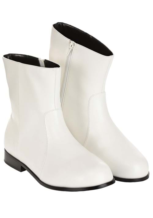 Adult White Costume Boots