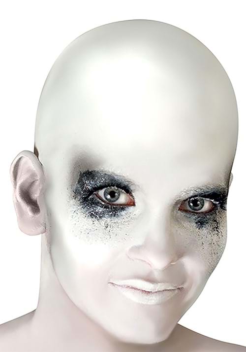 White Bald Cap for Adults
