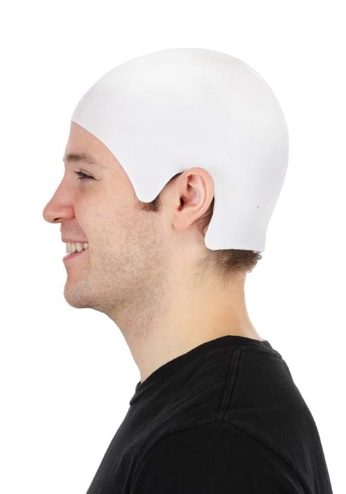 White Costume Bald Cap for Adults