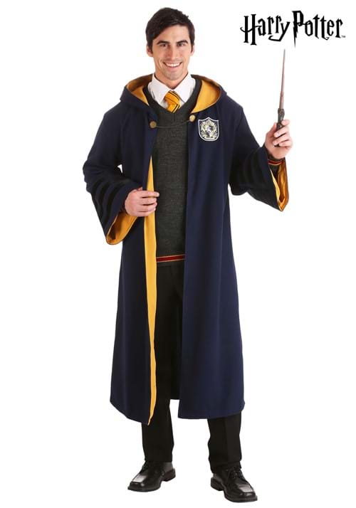 Vintage Harry Potter Hogwarts Hufflepuff Adult Costume Robe