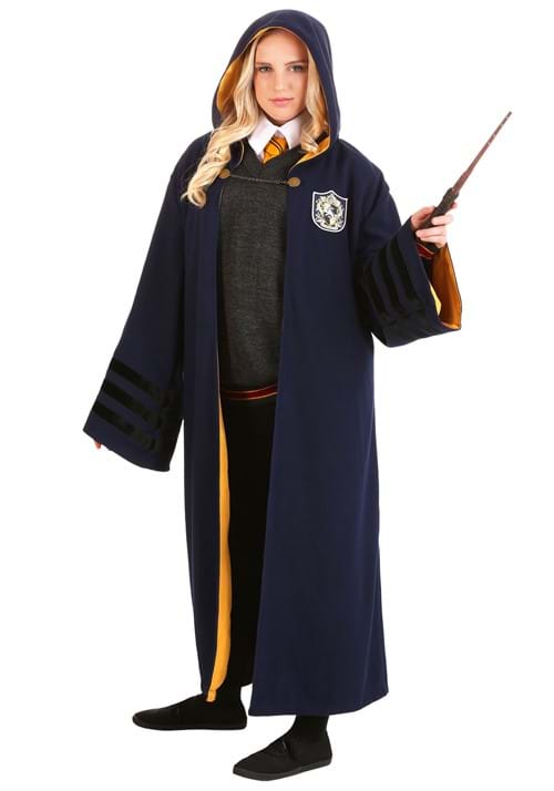 Vintage Harry Potter Hogwarts Hufflepuff Adult Costume Robe