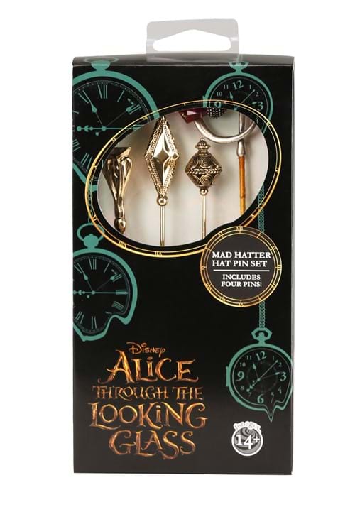 Disney Alice in Wonderland Mad Hatter Pin Set