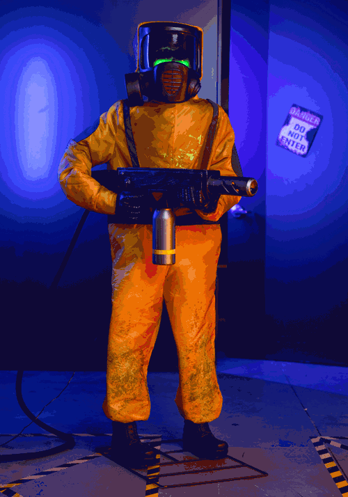 6.25FT Animatronic Alien Clean Up Decoration - Tekky