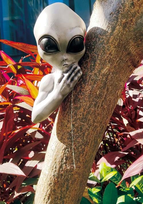 14-Inch Tree Alien Peeker Decoration