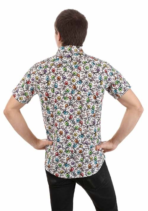 Adult All the Eyeballs Button-Up Shirt
