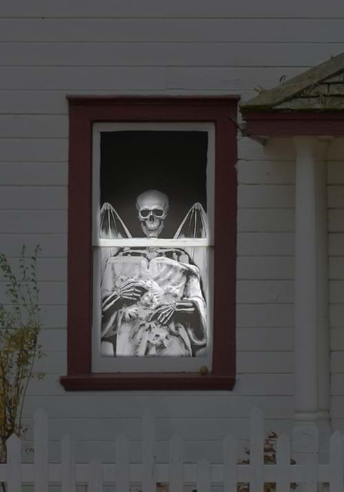 34.5 x 60 Light Changing Angel to Demon Window Poster Decoration