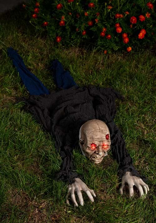 65-Inch Crawling Zombie Animated Decoration