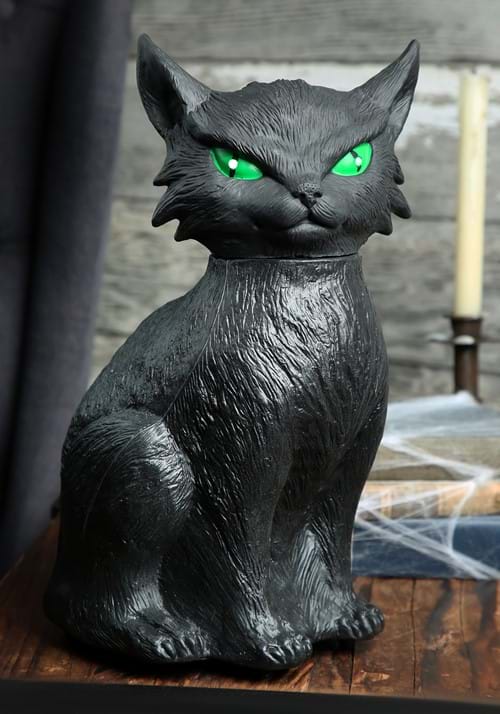13-Inch Animated Creepy Cat Halloween Prop