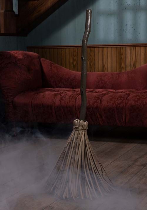 38-Inch Enchanted Magical Broom Animatronic Decoration 4 38-Inch Enchanted Magical Broom Animatronic Decoration
