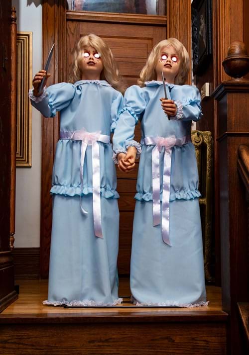 4FT Animated Killer Twin Girls Prop