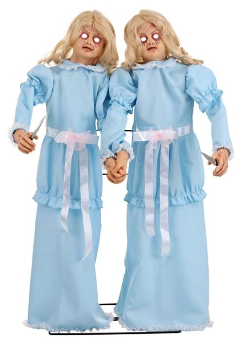 4FT Animated Killer Twin Girls Prop