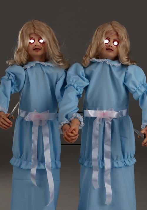 4FT Animated Killer Twin Girls Prop 4 4FT Animated Killer Twin Girls Prop