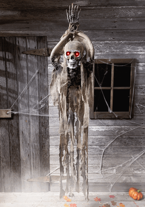 2.5FT Animated Hanging Skeleton Decoration