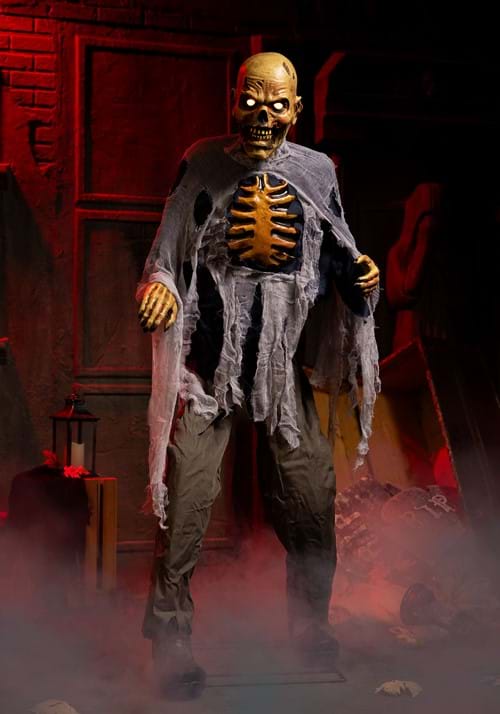 5.9FT Animatronic Lumbering Zombie Decoration
