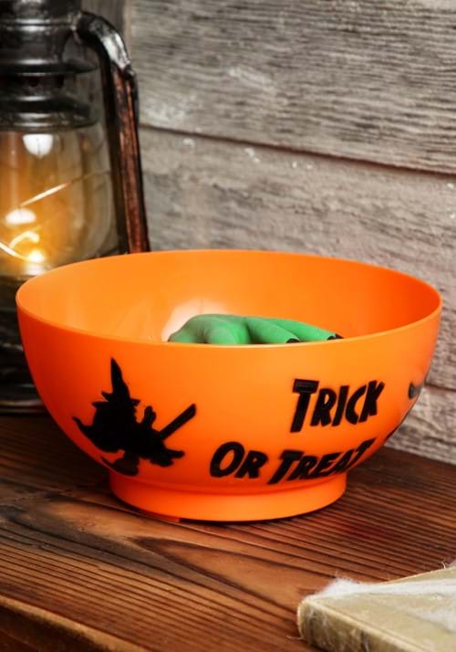 7.5-Inch Monster Hand in Bowl Animated Decoration