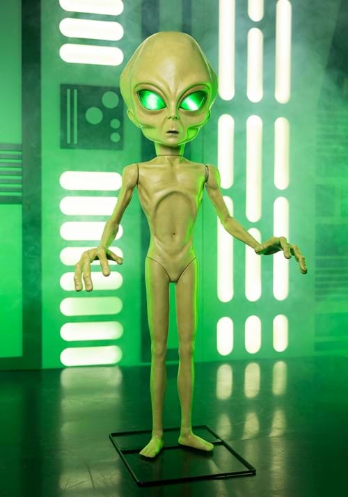 4.5FT Animatronic Area 51 Roswell Alien Decoration