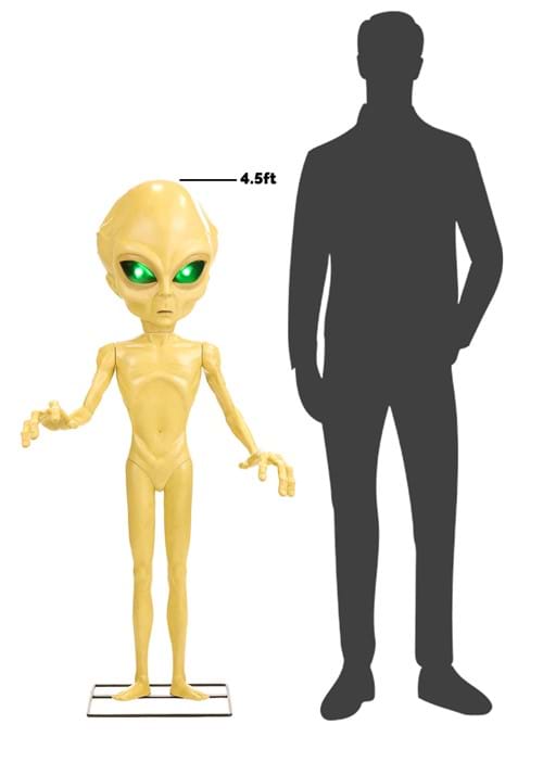 4.5FT Animatronic Area 51 Roswell Alien Decoration