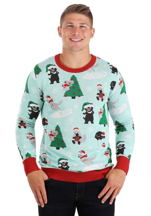 Australian Animals Adult Ugly Christmas Sweater 4 Australian Animals Adult Ugly Christmas Sweater