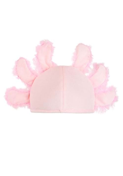 Pink Axolotl Costume Hat for Adults