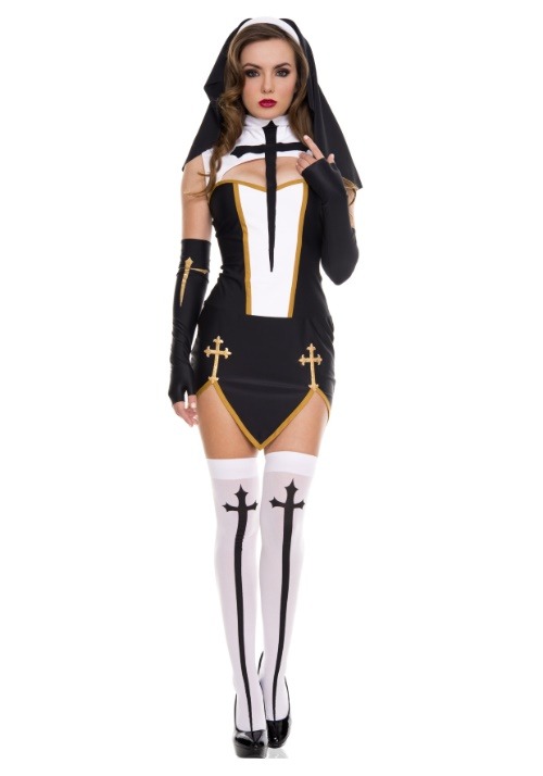 Bad Habit Nun Costume for Women
