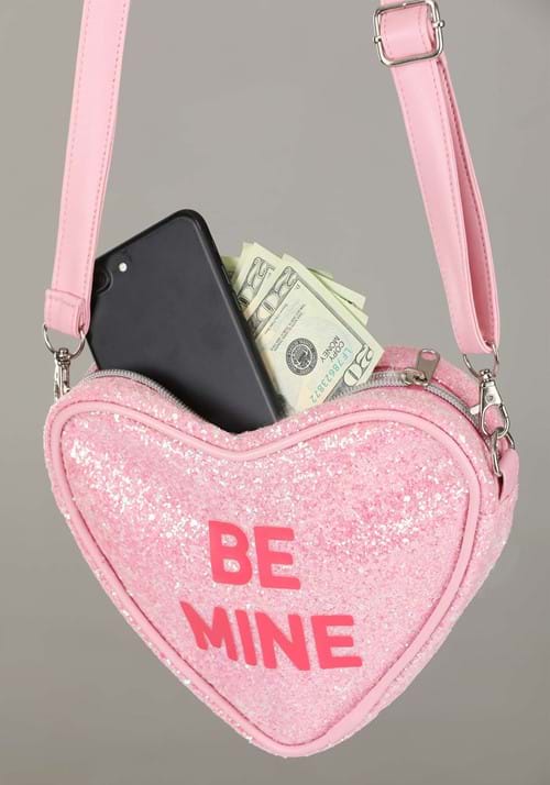 Be Mine Heart Costume Accessory Purse 3 Be Mine Heart Costume Accessory Purse