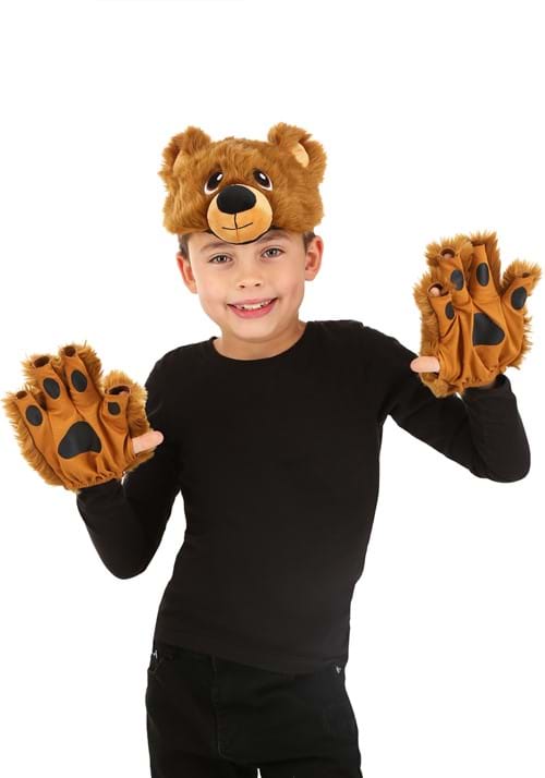 Bear Soft Headband & Paws Accessory Kit